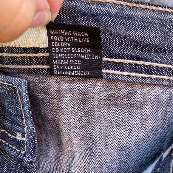 Vintage Koman Baggy Embroidered Straight Leg Skater Jeans Sz 36 - Picture 9 of 15